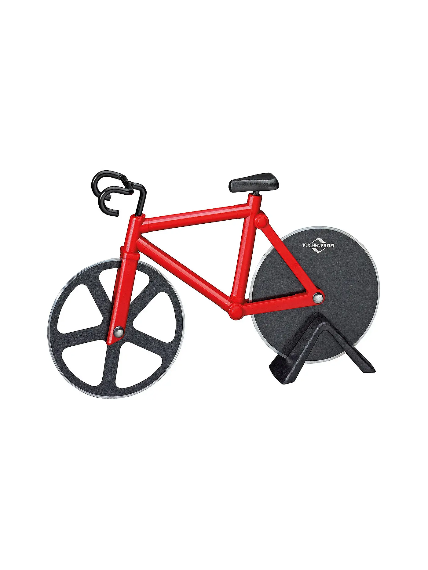 KÜCHENPROFI | Pizzaschneider BIKE Rot/Schwarz | 